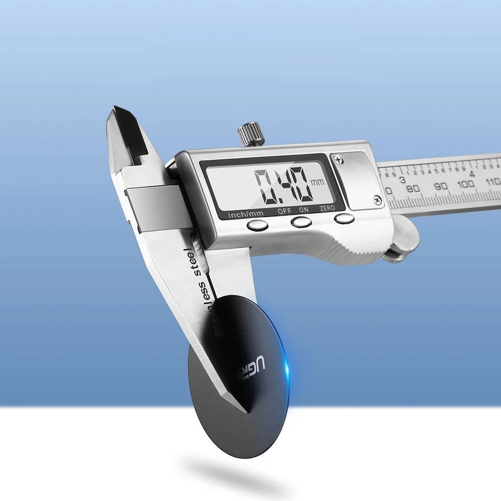 Ugreen LP123 30836 runde Metallplatten für magnetische Telefonhalter – schwarz (2 Stk.)