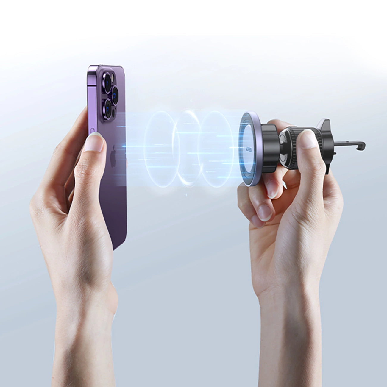 Ugreen LP428 magnetische Autotelefonhalterung für Lüftungsschlitze – schwarz