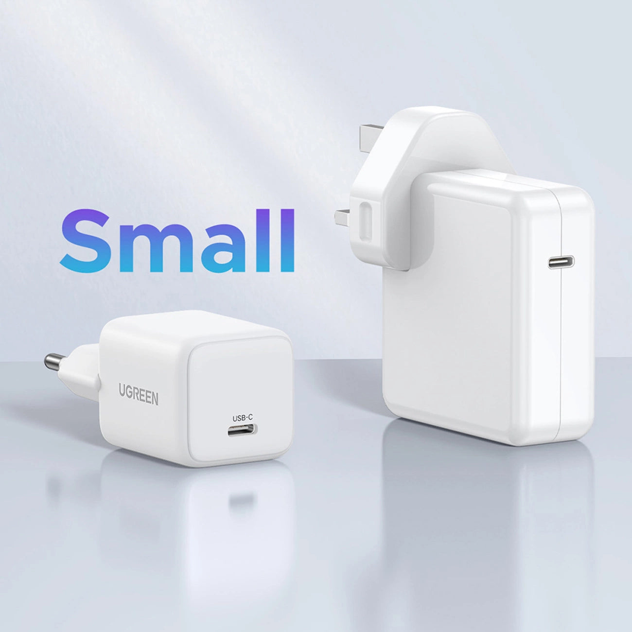 Ugreen Nexode N Series X512 20W GaN 1x USB-C Wandladegerät - Weiß