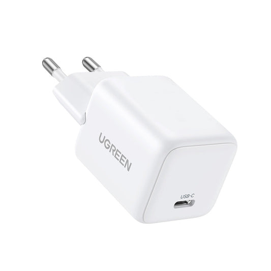 Ugreen Nexode N Series X513 30W GaN Wandladegerät 1x USB-C + 1m USB-C Kabel - Weiß