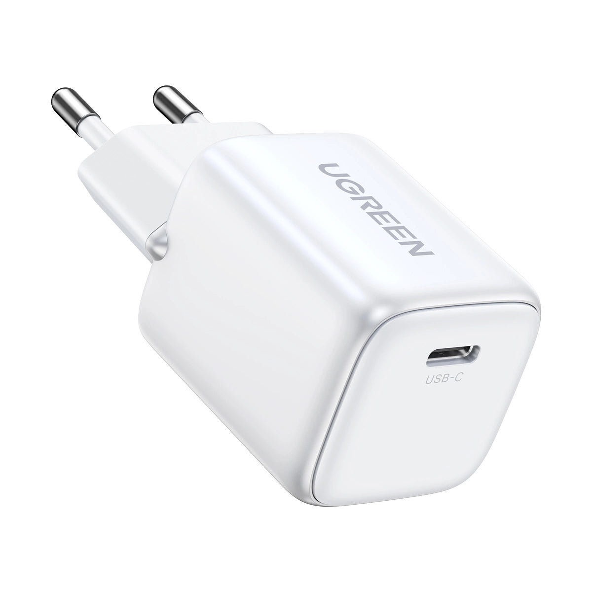 Ugreen Nexode mini CD318 15324 GaN 20W USB-C PD 3.0 / QC 4.0 Netzwerkladegerät – Weiß