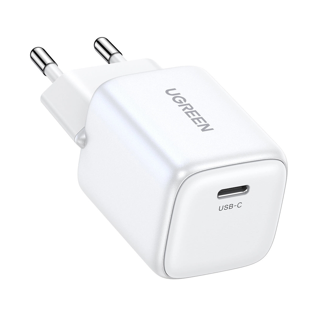 Ugreen Nexode mini CD318 15324 GaN 20W USB-C PD 3.0 / QC 4.0 Netzwerkladegerät – Weiß