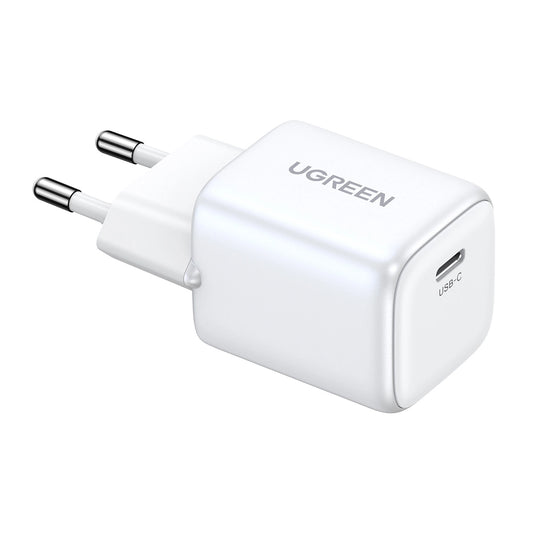 Ugreen Nexode mini CD318 15324 GaN 20W USB-C PD 3.0 / QC 4.0 Netzwerkladegerät – Weiß