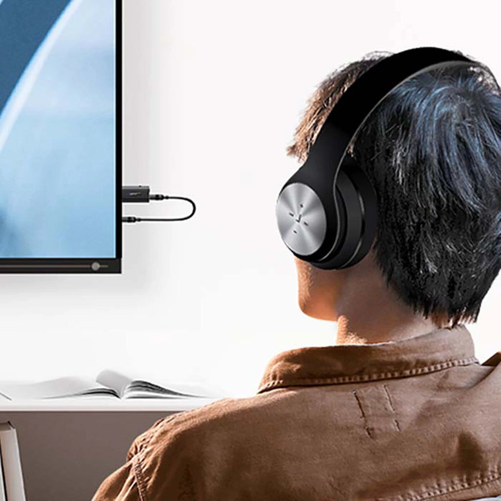 Ugreen Transmitter Bluetooth 5.1 Transmitter/Receiver Wireless Audio Adapter 3,5 mm Miniklinke Schwarz (CM523 60300)