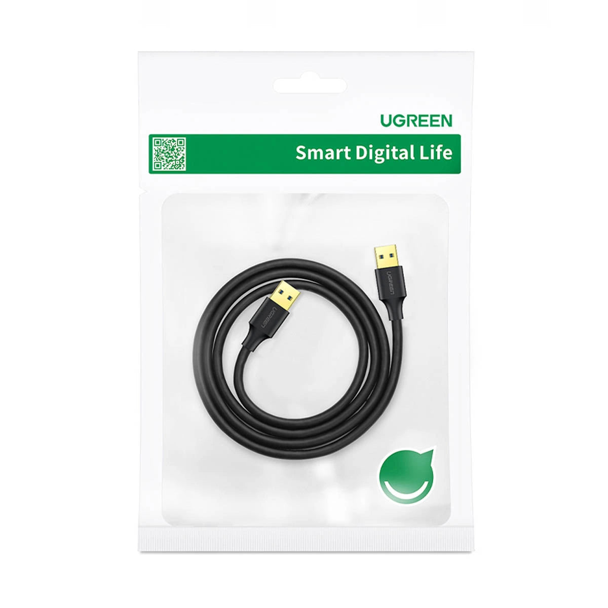 Ugreen US128 10369 USB-A 3.0 / USB-A 3.0 5 Gbit/s 0,5 m Kabel – schwarz