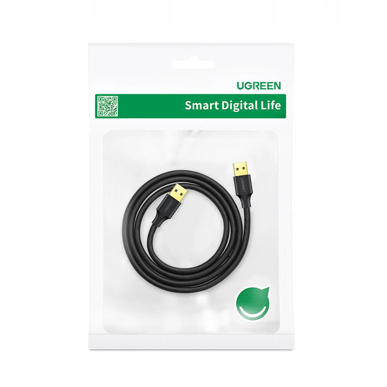 Ugreen US128 10371 USB-A 3.0 / USB-A 3.0 5Gb/s Kabel 2m – Schwarz