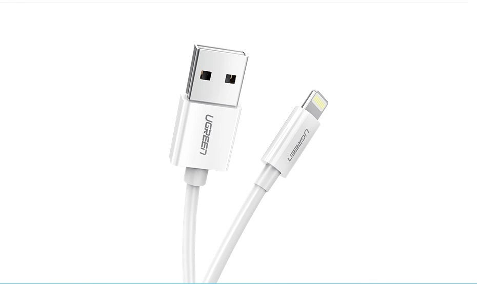 Ugreen US155 20728 USB-A / Lightning MFi 2,4A Kabel 1m - Weiß