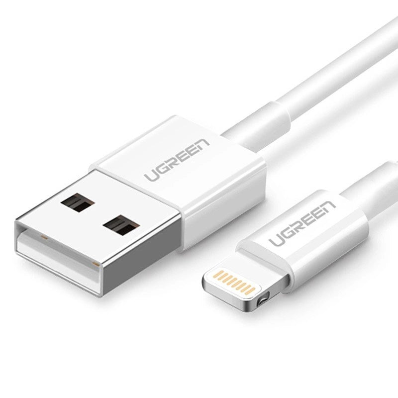 Ugreen US155 20728 USB-A / Lightning MFi 2,4A Kabel 1m - Weiß