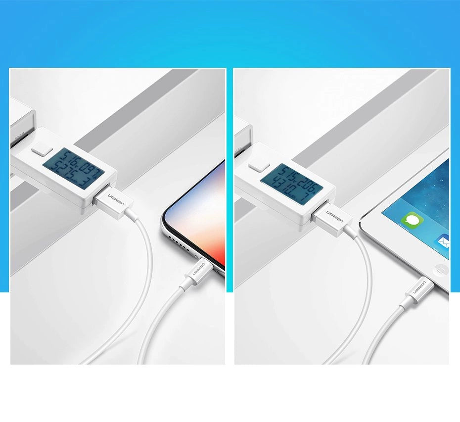 Ugreen US155 20728 USB-A / Lightning MFi 2,4A Kabel 1m - Weiß