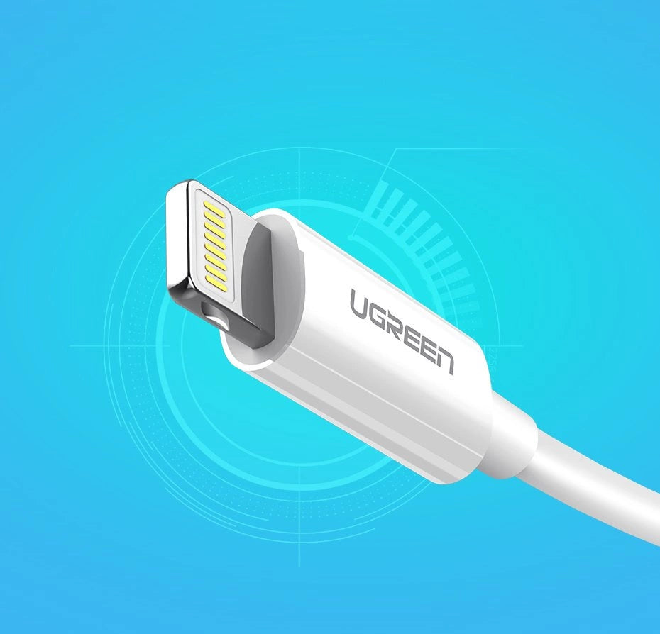Ugreen US155 20728 USB-A / Lightning MFi 2,4A Kabel 1m - Weiß