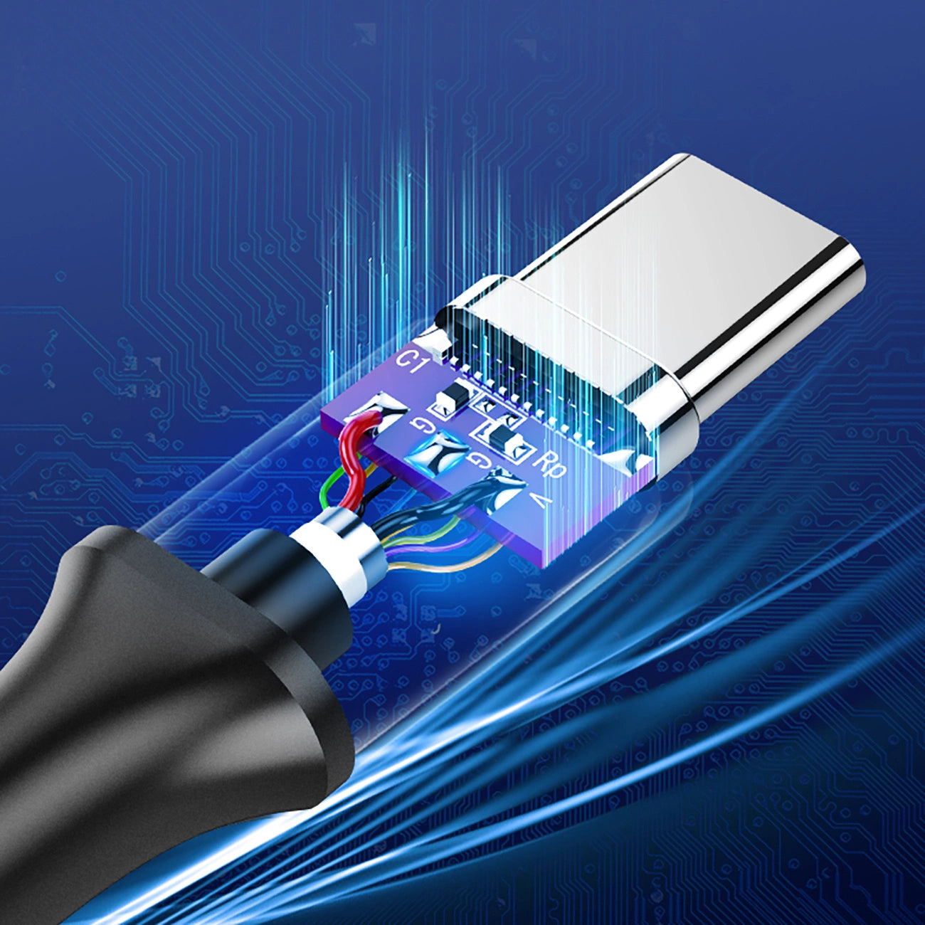 Ugreen US184 20882 USB-A 3.0 / USB-C 3A Kabel 1m - Schwarz