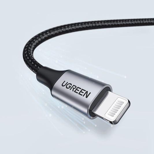 Ugreen US199 60157 USB-A / Lightning MFi-Kabel 1,5 m – schwarz