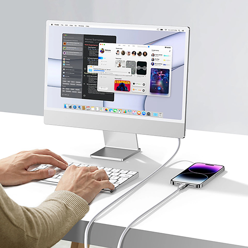 Ugreen US199 60163 USB-A/ Lightning MFi-Kabel 2 m – Silber