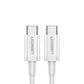 Ugreen US264 60520 USB-C / USB-C PD QC AFC Kabel 2 m – weiß