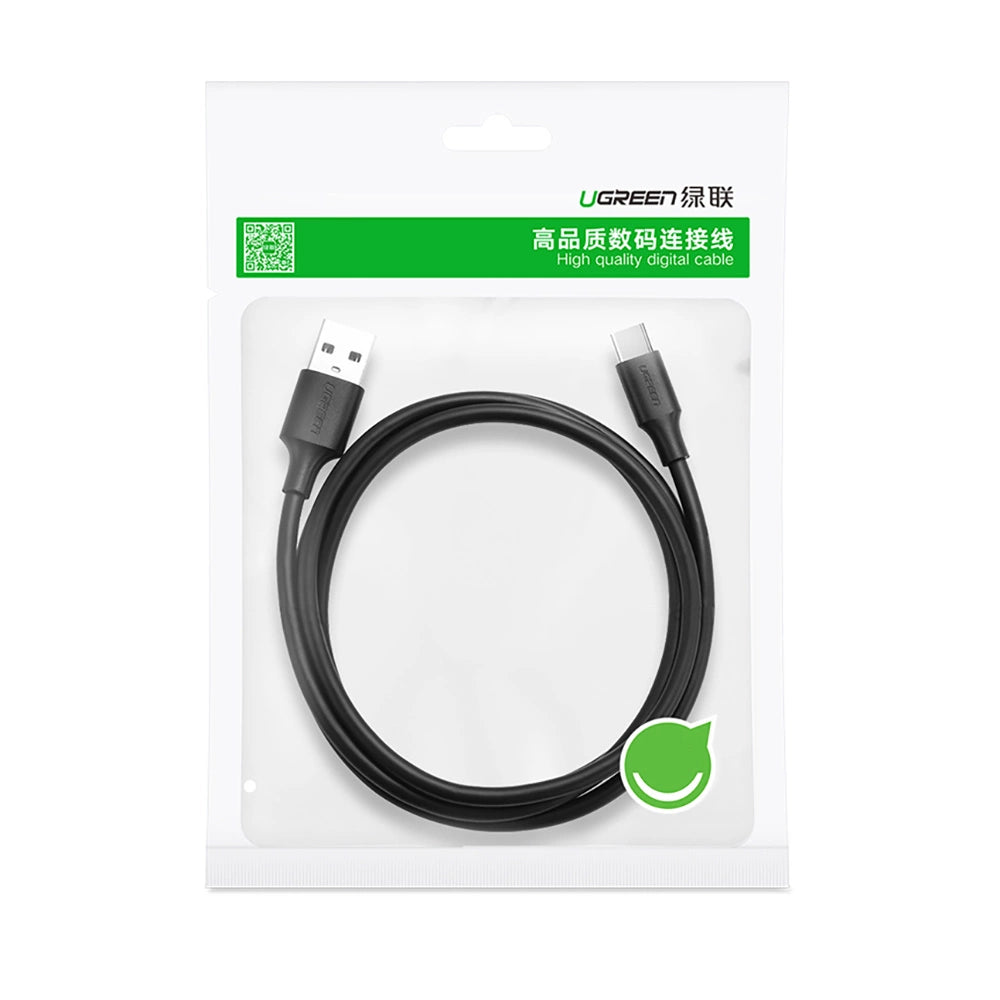 Ugreen US287 60114 USB-A/USB-C 3A Kabel 0,25 m – schwarz