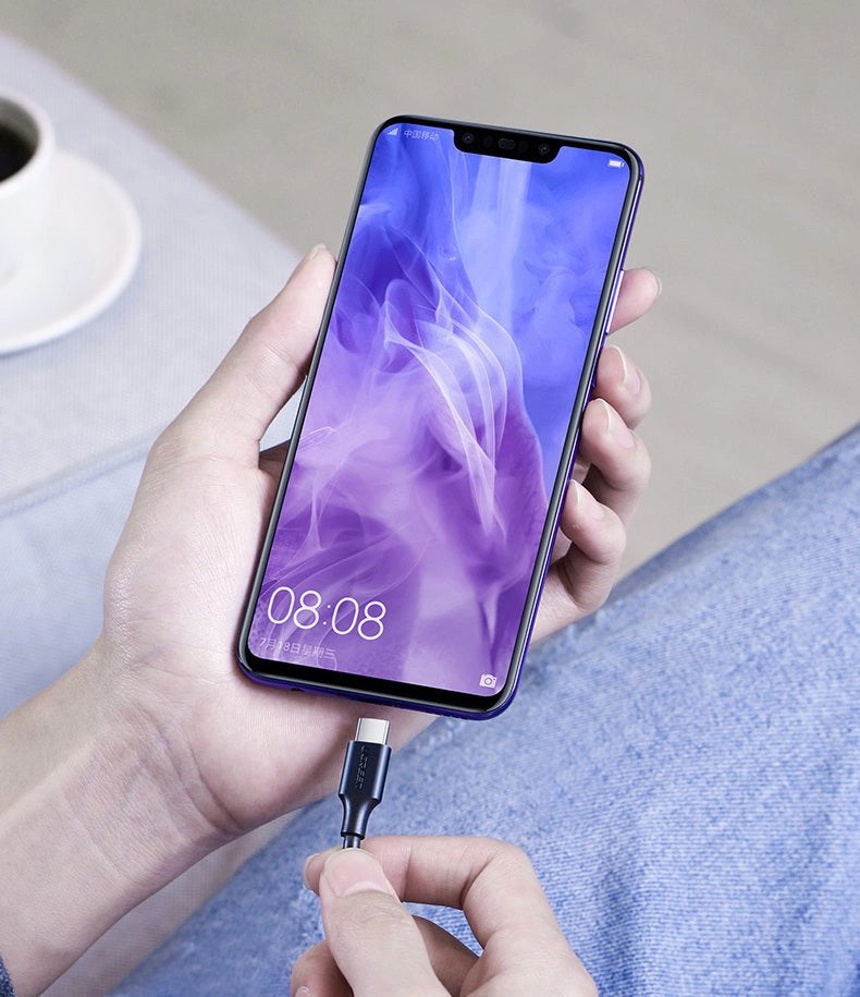 Ugreen US287 60117 USB-A/USB-C 3A Kabel 1,5 m – Schwarz