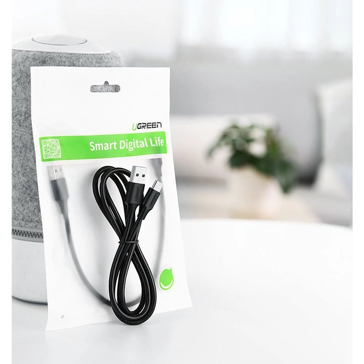 Ugreen US287 60118 USB-A / USB-C 3A Kabel 2m - Schwarz