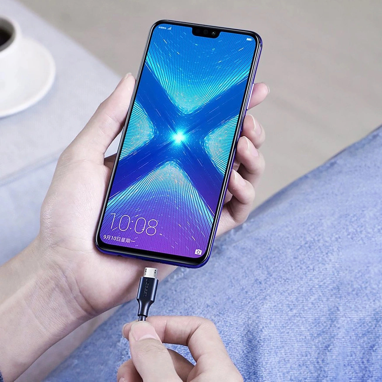 Ugreen US289 60134 Micro-USB/USB-A-Kabel 0,25 m – schwarz