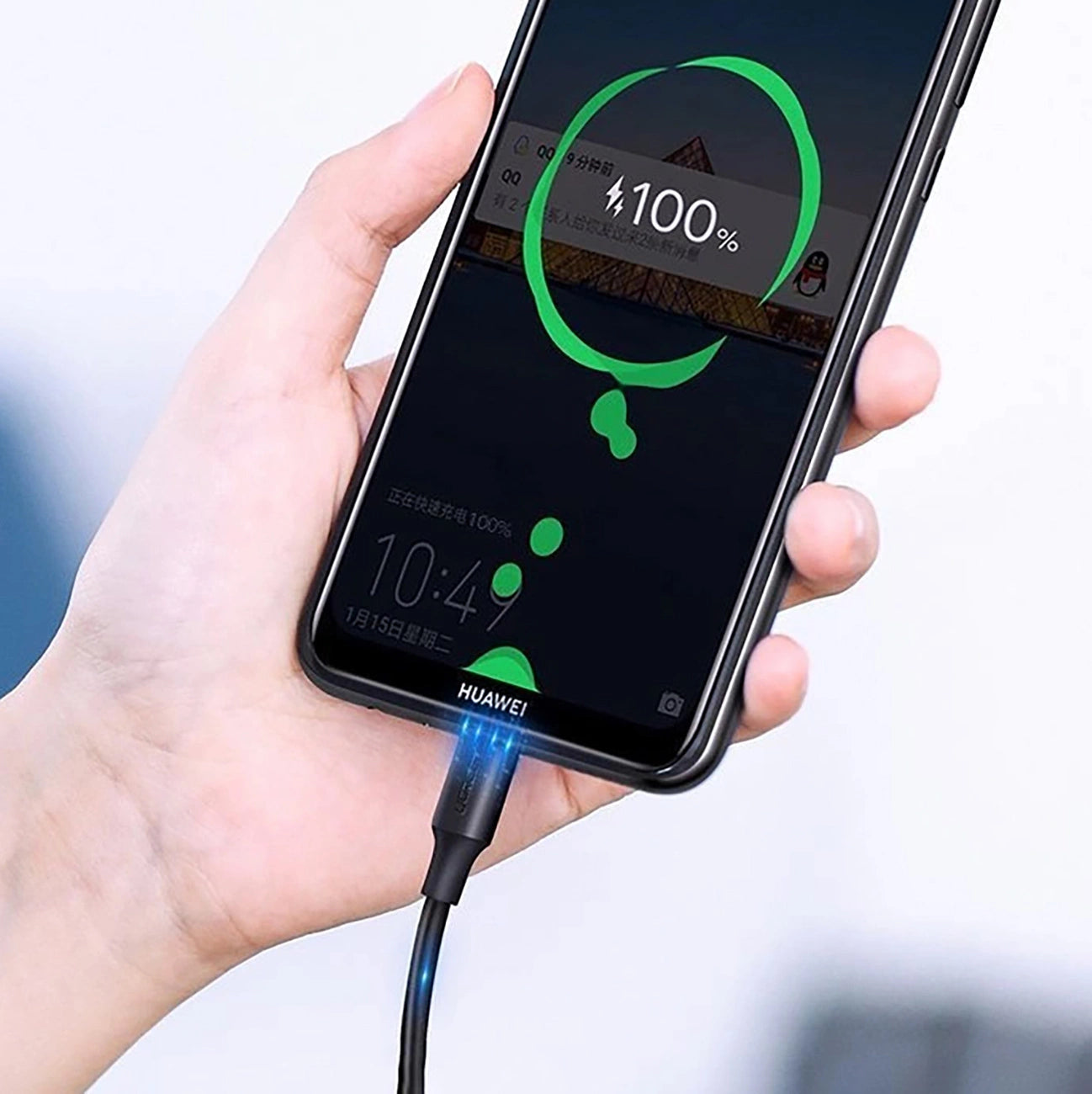 Ugreen US289 60135 Micro-USB/USB-A-Kabel 0,5 m – Schwarz