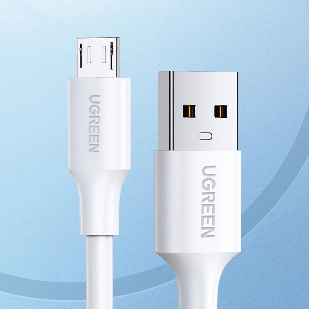 Ugreen US289 60140 Micro-USB/USB-A-Kabel 0,5 m – weiß