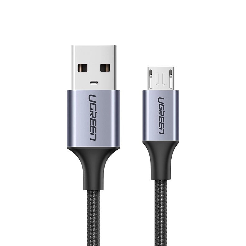 Ugreen US290 60146 USB-A/Micro-USB 2,4A-Kabel 1 m – grau