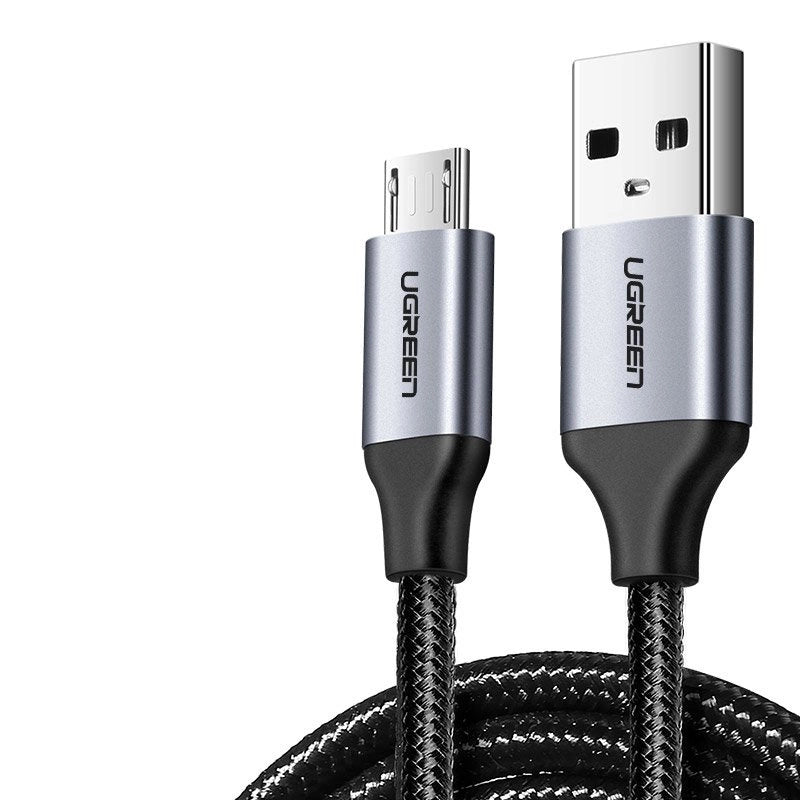 Ugreen US290 60146 USB-A/Micro-USB 2,4A-Kabel 1 m – grau