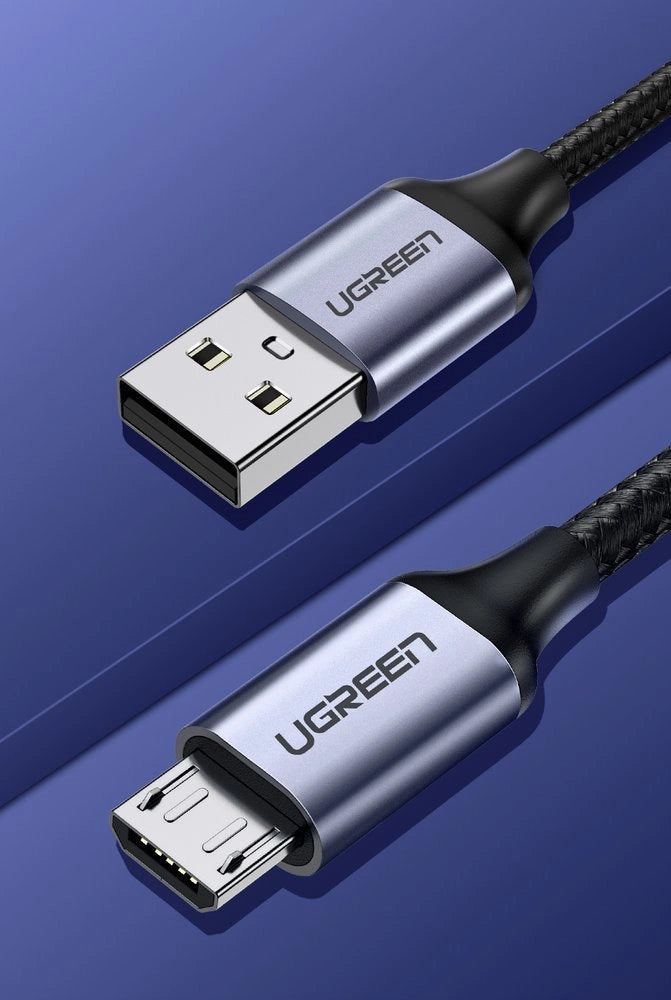 Ugreen US290 60146 USB-A/Micro-USB 2,4A-Kabel 1 m – grau