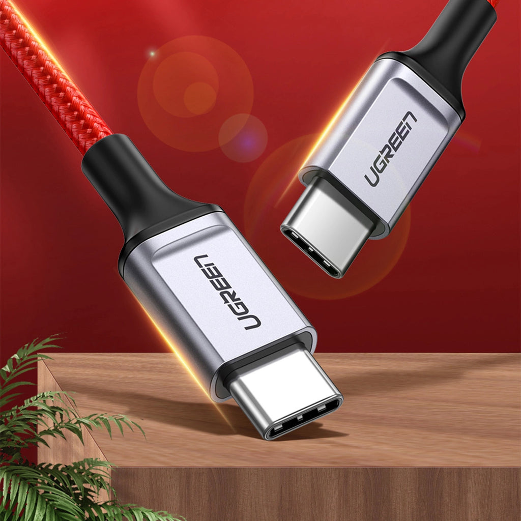 Ugreen US294 USB-C – USB-C 3A 480 Mbit/s Kabel 1 m – rot