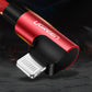 Ugreen US299 60555 abgewinkeltes Lightning /USB-A-MFi-Kabel 2,4 A 1 m – rot