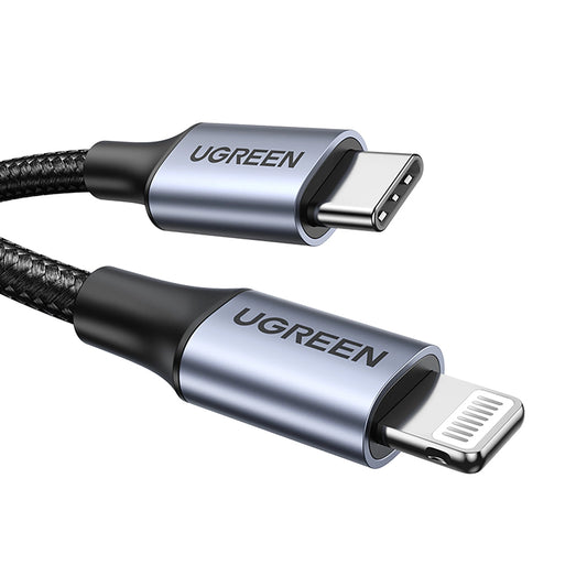 Ugreen US304 60760 Lightning – USB-C 2.0 MFi-Kabel 1,5 m – Grau
