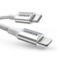 Ugreen US304 70523 USB-C/ Lightning MFi-Kabel 1 m – Silber