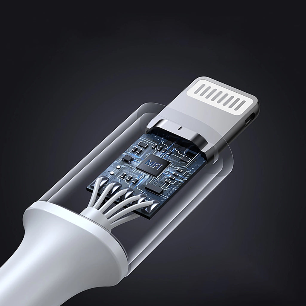 Ugreen US304 70523 USB-C/ Lightning MFi-Kabel 1 m – Silber