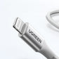Ugreen US304 70523 USB-C/ Lightning MFi-Kabel 1 m – Silber