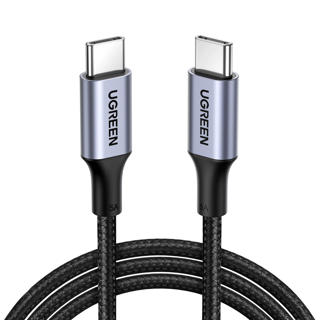 Ugreen US316 USB-C / USB-C-Kabel 480 Mbit/s 5 A 0,5 m – Grau