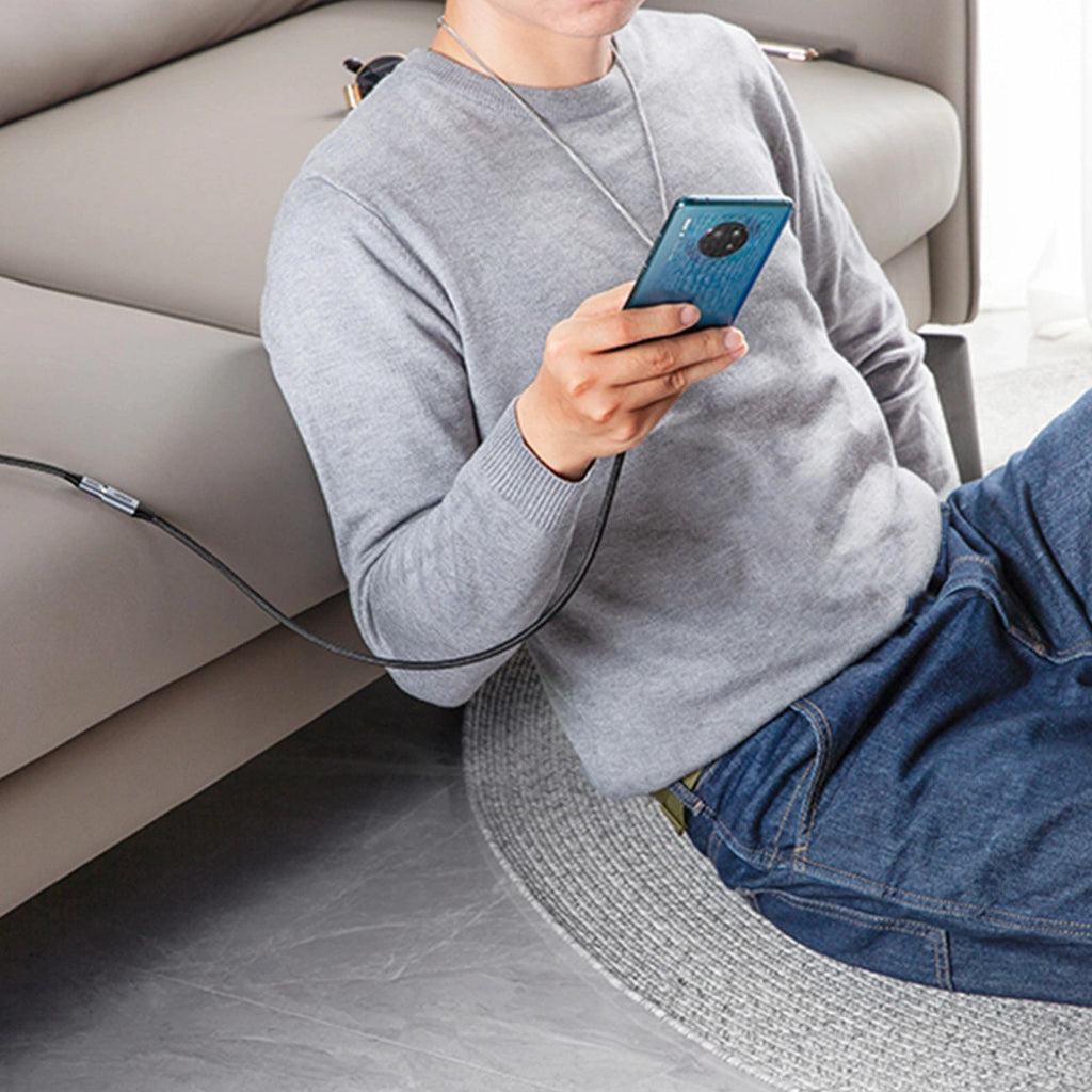 Ugreen US372 80810 USB-C – USB-C PD QC-Kabel 100 W 5 A 10 Gbit/s 0,5 m – Grau