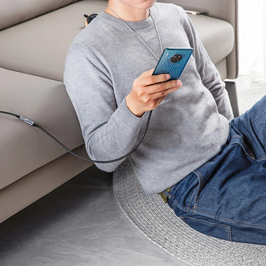 Ugreen US372 80810 USB-C – USB-C PD QC-Kabel 100 W 5 A 10 Gbit/s 0,5 m – Grau