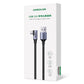 Ugreen US385 USB-A / USB-C 90º 5Gb/s 3A 1m abgewinkeltes Kabel - Schwarz
