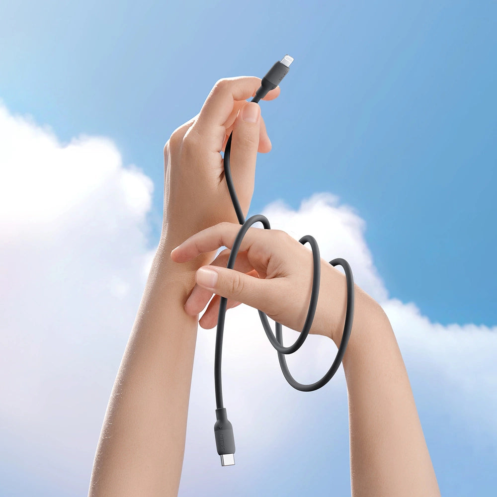 Ugreen US387 Lightning – USB-C MFI PD-Kabel 20 W 480 Mbit/s 1 m – Schwarz