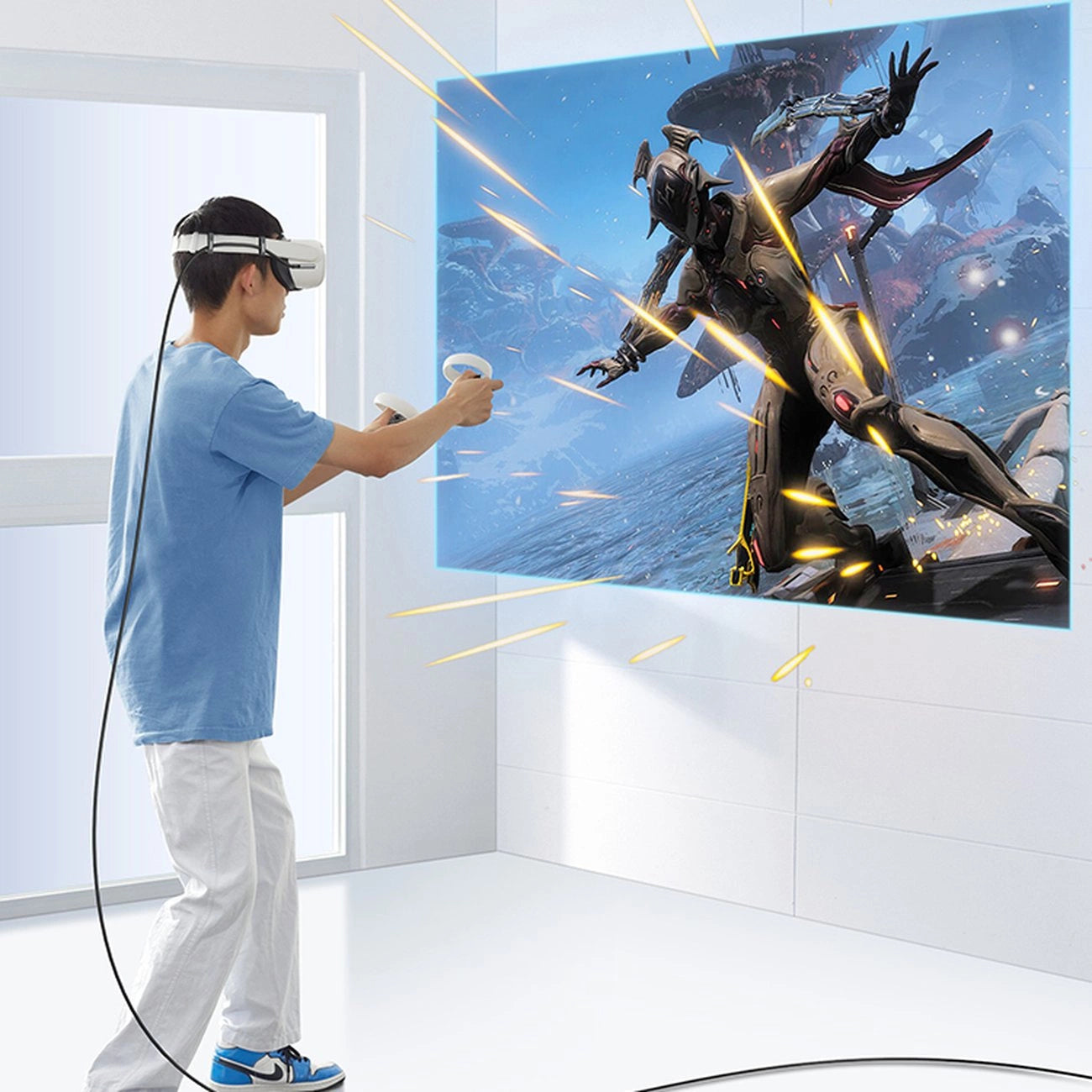 Ugreen US551 abgewinkeltes USB-C - USB-C PD-Kabel 60W 3A 5Gb/s 5m - Schwarz