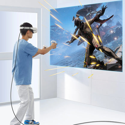 Ugreen US551 abgewinkeltes USB-C - USB-C PD-Kabel 60W 3A 5Gb/s 5m - Schwarz