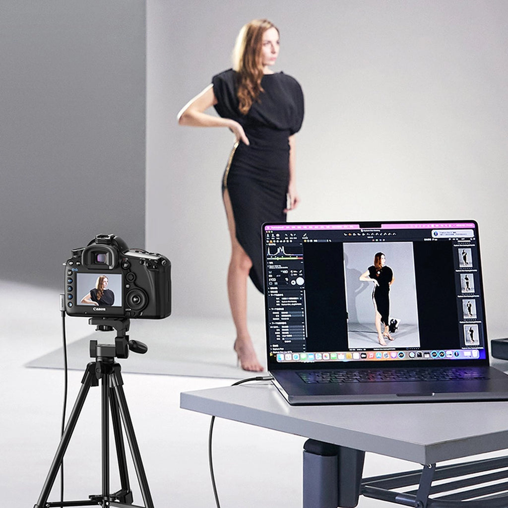 Ugreen US551 abgewinkeltes USB-C - USB-C PD-Kabel 60W 3A 5Gb/s 5m - Schwarz