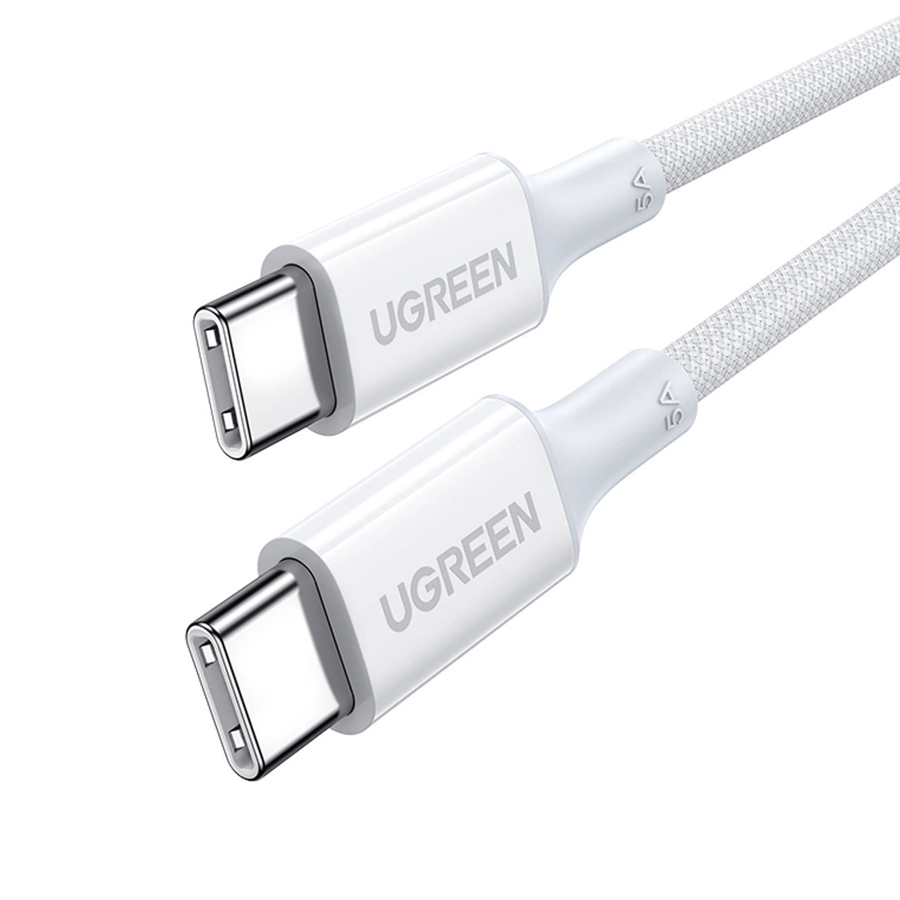 Ugreen US557 USB-C / USB-C PD-Kabel 100 W 1,5 m – weiß