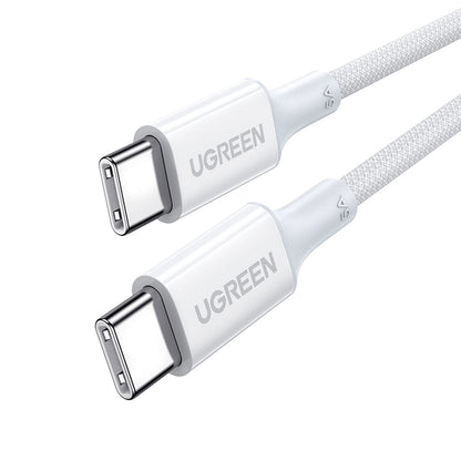 Ugreen US557 USB-C / USB-C PD-Kabel 100 W 1,5 m – weiß