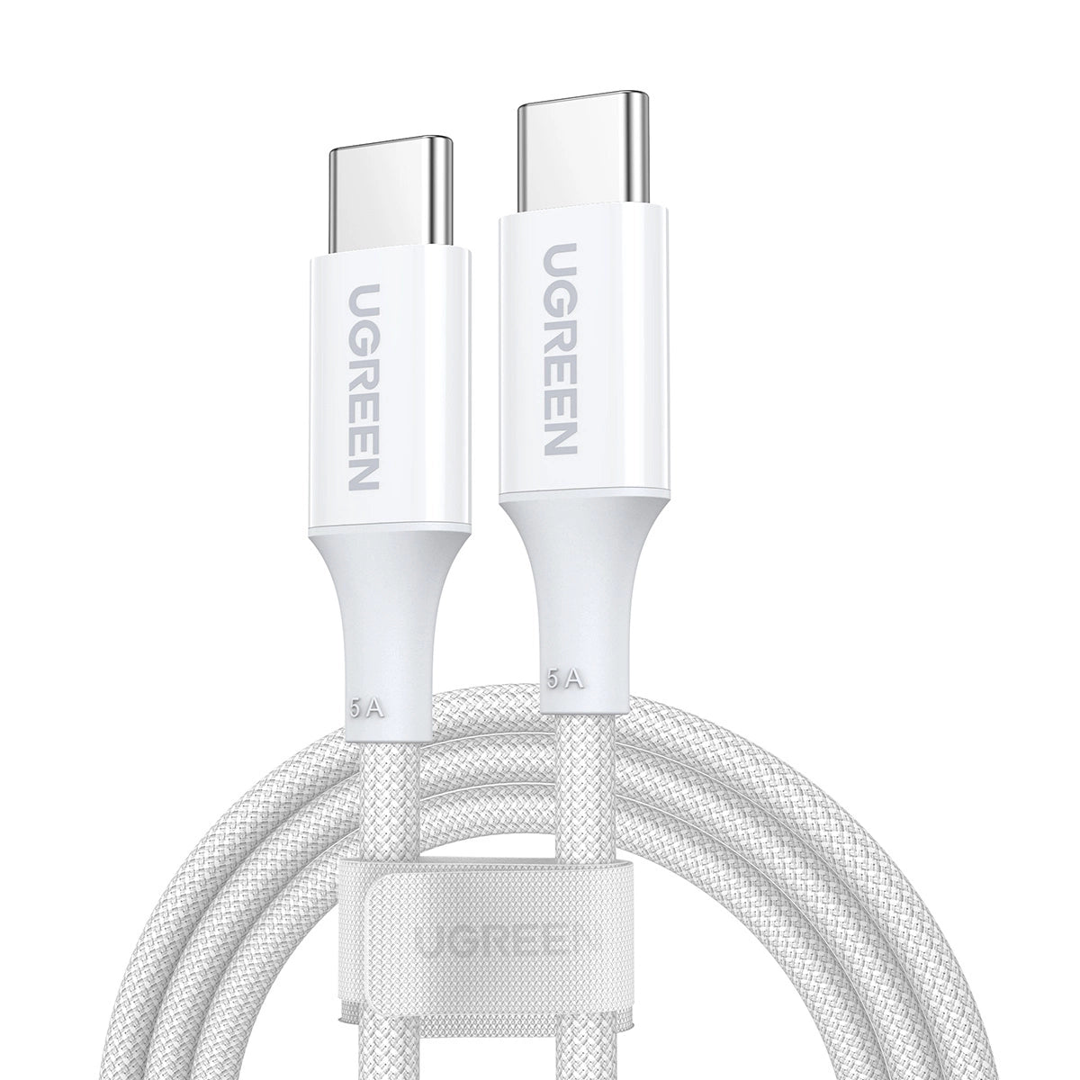 Ugreen US557 USB-C / USB-C PD-Kabel 100 W 2 m – weiß