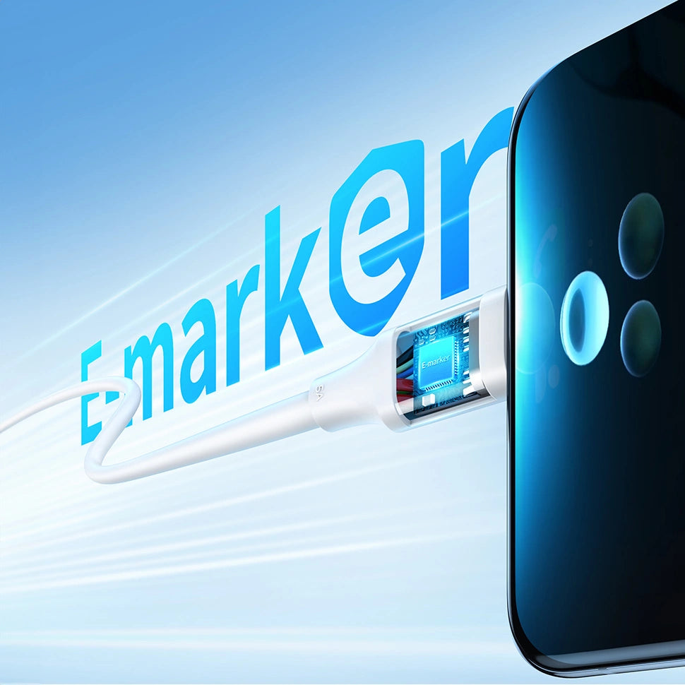 Ugreen US562 USB-C – USB-C PD QC-Kabel 100 W 480 Mbit/s 1 m – Weiß