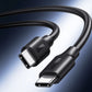 Ugreen US562 USB-C – USB-C PD QC-Kabel 100 W 5 A 480 Mbit/s 1,5 m – Schwarz