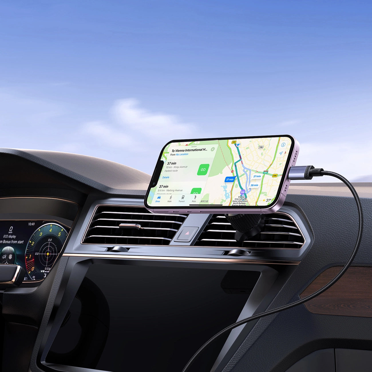 Ugreen USB-C auf USB-C PD-Kabel 240 W 0,5 m – Schwarz