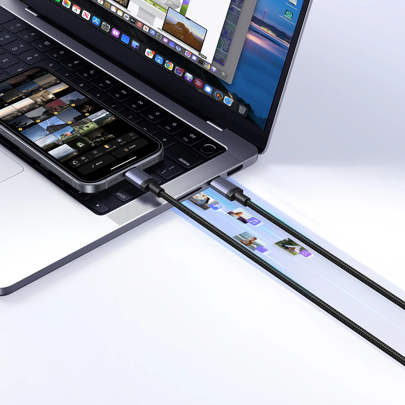 Ugreen USB-C auf USB-C PD-Kabel 240 W 0,5 m – Schwarz