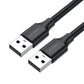 Ugreen USB-Kabel - USB 2.0 480 Mb/s 0,25 m schwarz (US102)