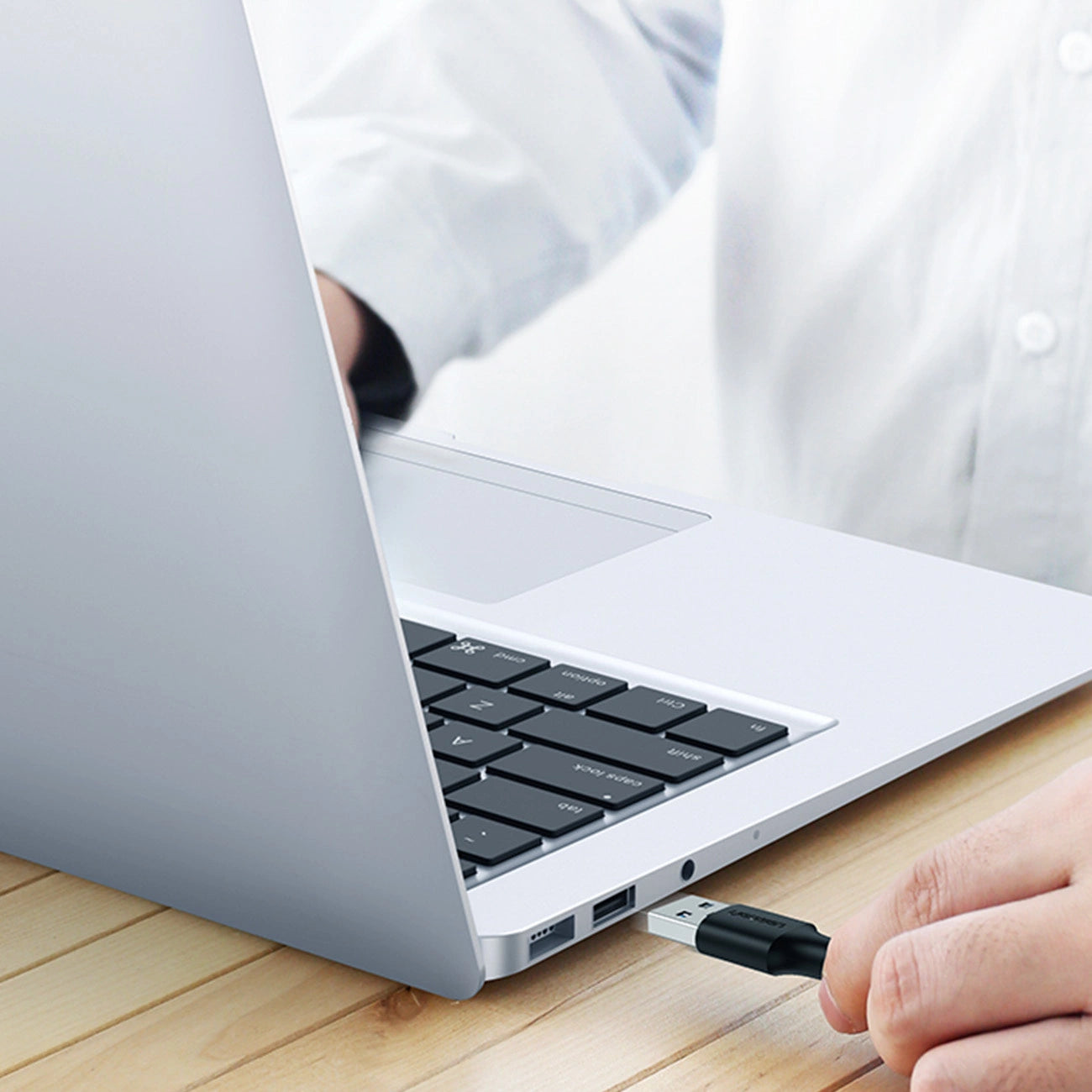 Ugreen USB-Kabel - USB 2.0 480 Mb/s 0,25 m schwarz (US102)